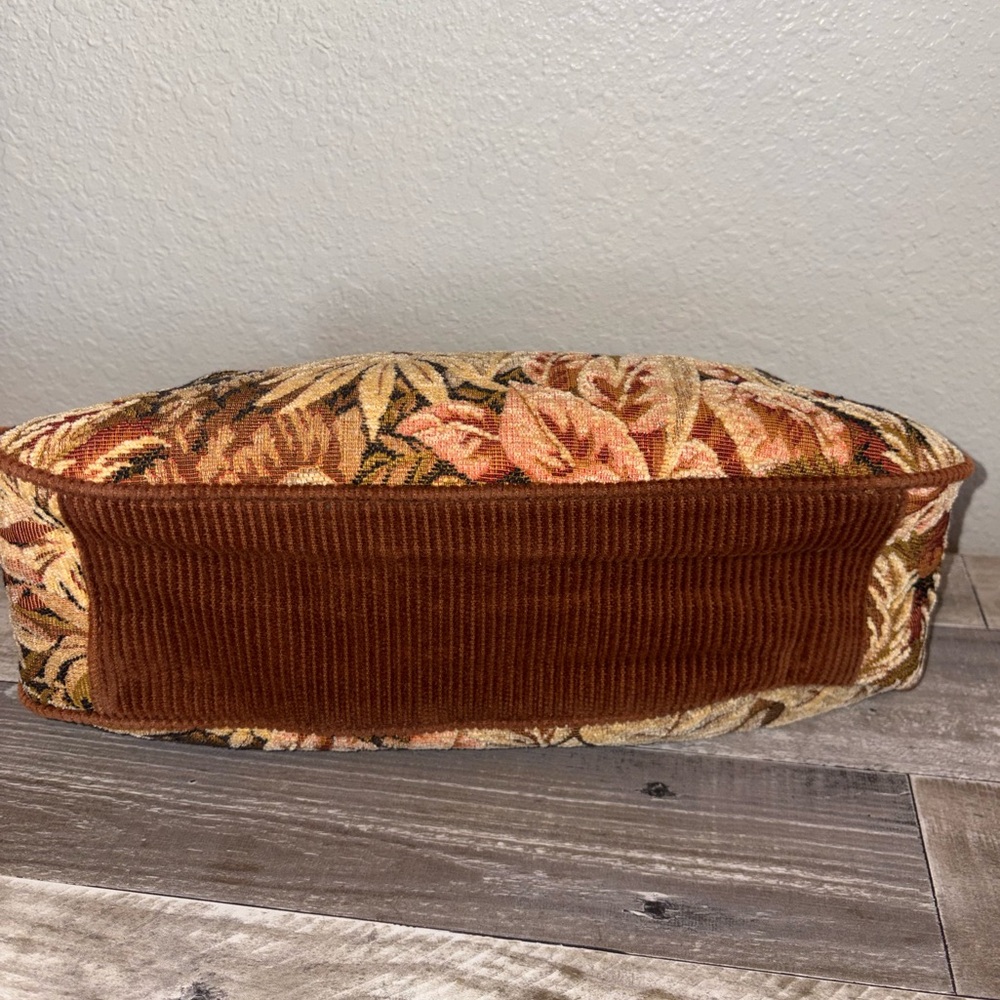 Tropical Leaf Pattern Shoulder Bag - image 4